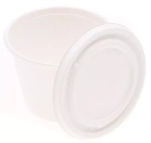 EKO Miska — 50 szt. —  z pokrywką (470 ml)