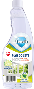 Sensit — 500 ml — płyn do szyb o zapachu limonkowym (zapas)