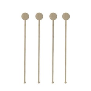 Papstar — 100 szt. — mieszadełka do drinków bambusowe 18cm