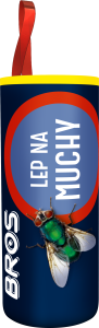 Bros — 1 szt. — lep na muchy (okrągły)