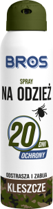 Bros — 90 ml — spray na odzież przeciwko kleszczom
