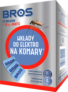Bros — 30 szt. —  wkłady do elektro na komary