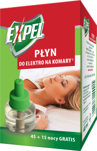 Expel — 40 ml — płyn na komary do elektro (zapas) 