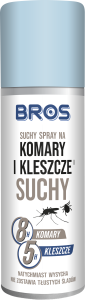 Bros — 90 ml — suchy spray na komary i kleszcze