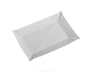 Lila — 100 szt. —  tacka papierowa 14 cm x 20 cm 