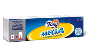 Foxy — 9 szt. — chusteczki higieniczne Mega (mini)
