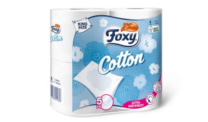 Foxy — 4 szt. — papier toaletowy 5 - warstwowy Cotton