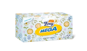 Foxy — 200 szt. —  chusteczki w pudełku Mega