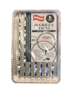 MARTY — 5 szt. — tacki do grilla  