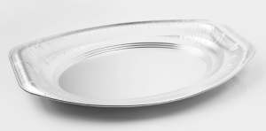 ICONT — 1 szt. — Półmisek owalny aluminiowy VM-3D (45 cm/43 cm)