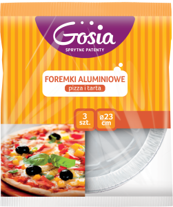 Gosia — 3 szt. — foremka aluminiowa pizza i tarta