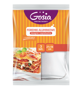 Gosia — 3 szt. — foremka aluminiowa lasagne