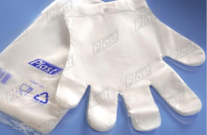 Rękawice foliowe — 100 szt. —  Rozmiar L-M 