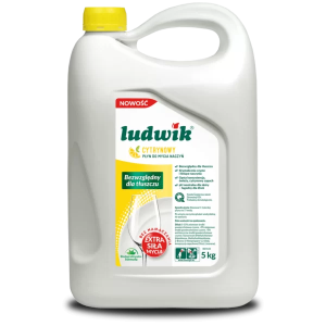 Ludwik — 5 L — Płyn do naczyń (Cytryna)