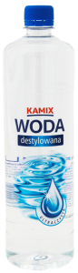 KAMIX — 1 L — Woda destylowana 