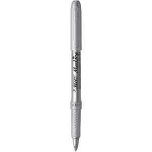 BIC — 1 szt. — Marker permanentny (Srebrny)