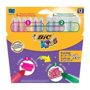 BIC — 1 op. — Flamastry Colour And Create XL