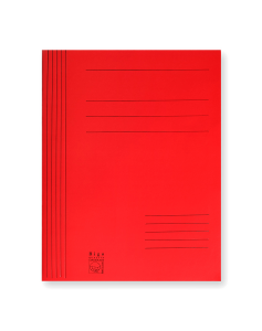 BIGO — 1 szt. — Skoroszyt bez fałdy (Czerwony)