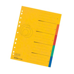 Herlitz — 5 szt. — Przekładki do segegatora (Register XXL)