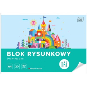 Interdruk — 1 szt. — Blok rysunkowy A4 (20 kartek)