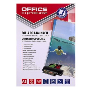 Office Products — 100 szt. — Folia do laminacji A3