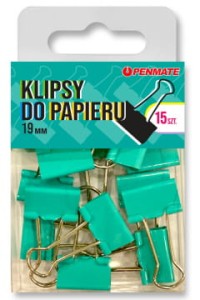 Penmate — 15 szt. — Klipy biurowe 19 mm (Wybór)