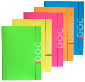 Teczka z gumką A4 — 1 szt. — mix kolorów