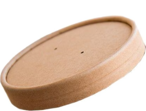 EKO Wieczko — 25 szt. — papierowe do pojemnika na zupę (450 ml)