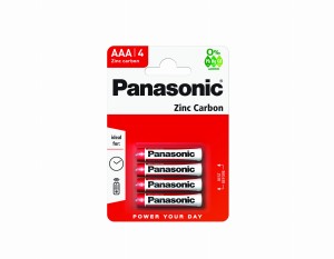 Panasonic — 4 szt. — Baterie AAA R03