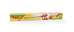 Amigo — 8 m x 38 cm — szeroki papier do pieczenia (box)