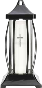 Bispol — 1 szt. — Znicz szklany z wkładem 