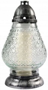 Bispol — 1 szt. — Znicz szklany z wkładem