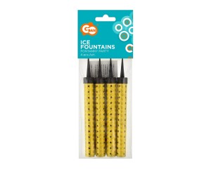 GODAN — 4 szt. — małe świeczki tortowe fontanna 