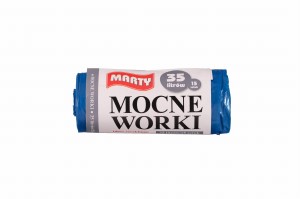 MARTY — 15 szt. — worki na śmieci 35 L LD (papier)