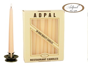 Adpal — 50 szt. —  świece gastronomiczne (niebieskie)