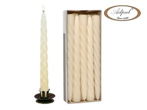 Adpal — 10 szt. — świece fortepianowe (pistacjowe lakier)