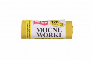 MARTY — 10 szt. — worki na śmieci 120 L LD (plastik)