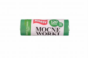 MARTY — 10 szt. — worki na śmieci 120L LD (szkło)