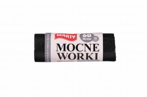 MARTY — 10 szt. — worki na śmieci 60 L LD (czarne)