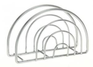 Chomik — 1 szt. — serwetnik chromowany stopka