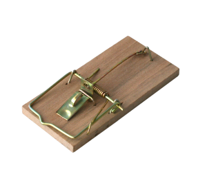 Bros — 1 szt. — łapka na myszy (drewniana)