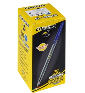 Corvina — 50 szt. — wkłady niebieskie do długopisów