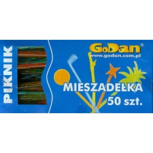 GODAN — 50 szt. — mieszadełka kij golfowy (16 cm)