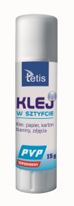 Tetis — 1 szt. — klej w sztyfcie PVP 15 g